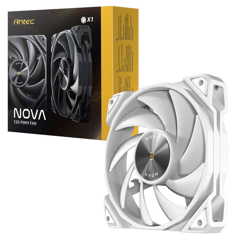 Antec NOVA 120 PWM Fan White | High-Performance Quiet Cooling - IT Supplies Ltd