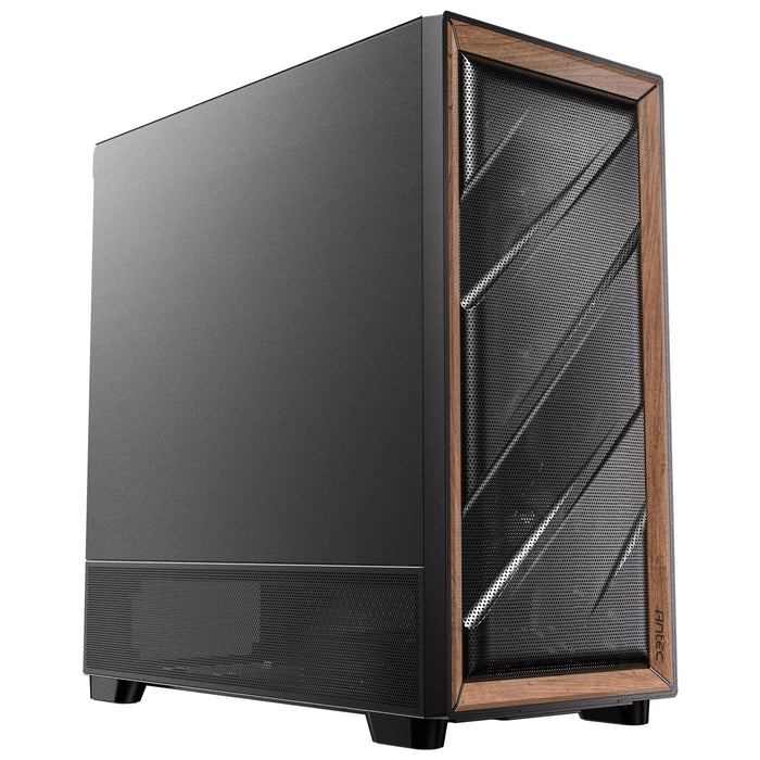 Antec Flux SE Full Tower Case | Wood Panel, 5x Fans, E-ATX/ATX