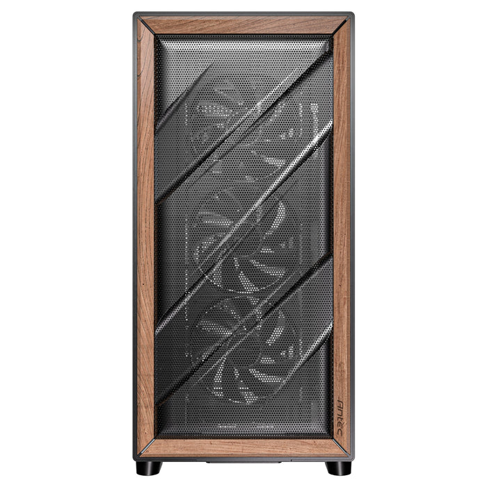 Antec Flux SE Full Tower Case | Wood Panel, 5x Fans, E-ATX/ATX