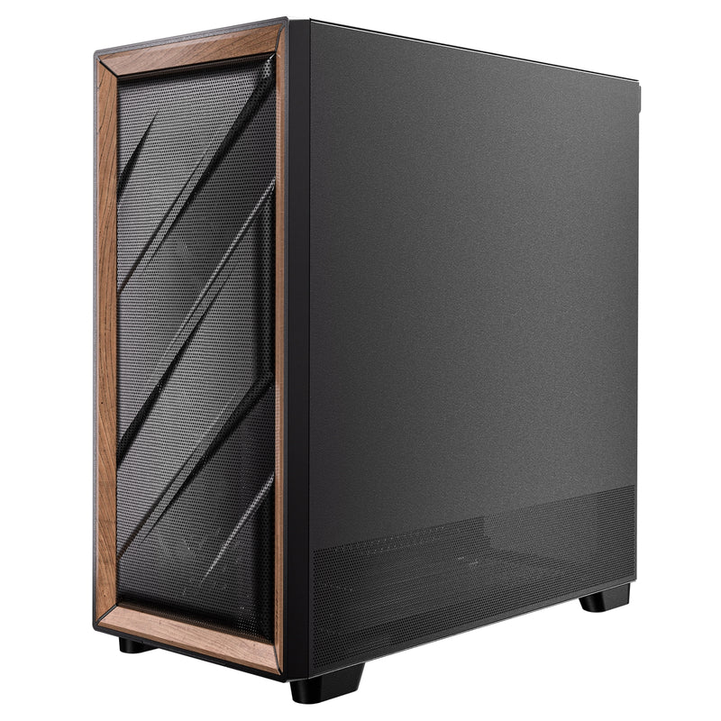 Antec Flux SE Full Tower Case | Wood Panel, 5x Fans, E-ATX/ATX - IT Supplies Ltd