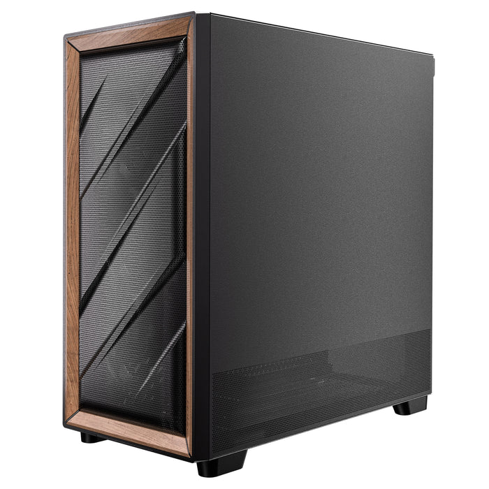 Antec Flux SE Full Tower Case | Wood Panel, 5x Fans, E-ATX/ATX