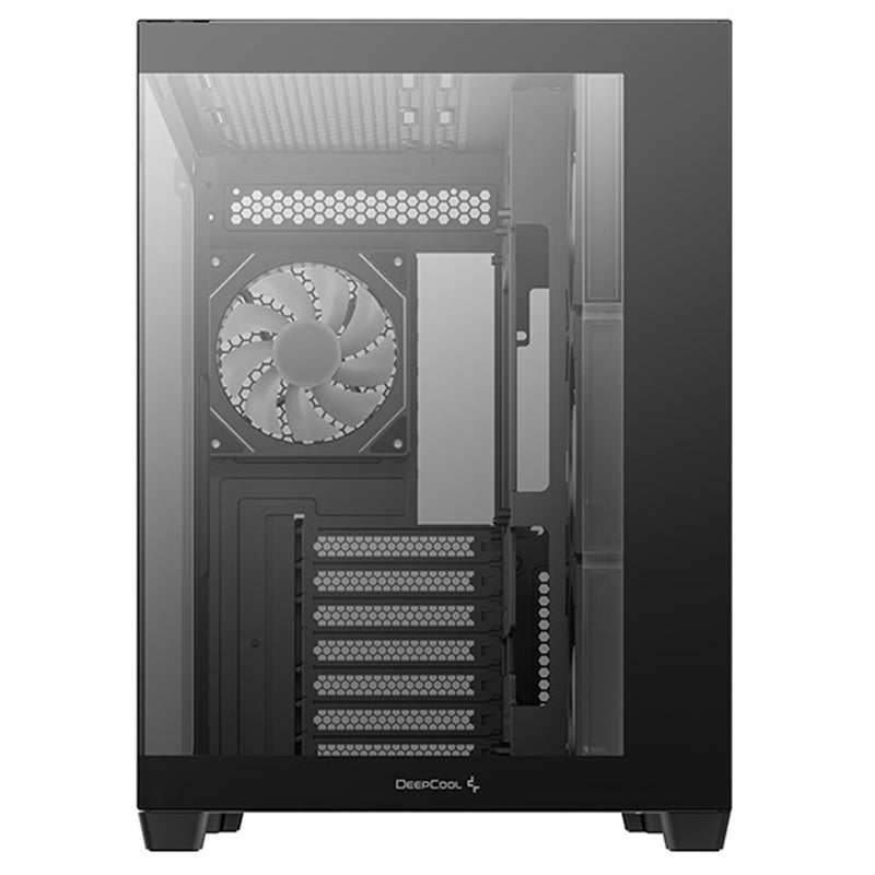 DeepCool CG530 4F Black Mid-Tower Case | ARGB, Tempered Glass, Airflow - IT Supplies Ltd