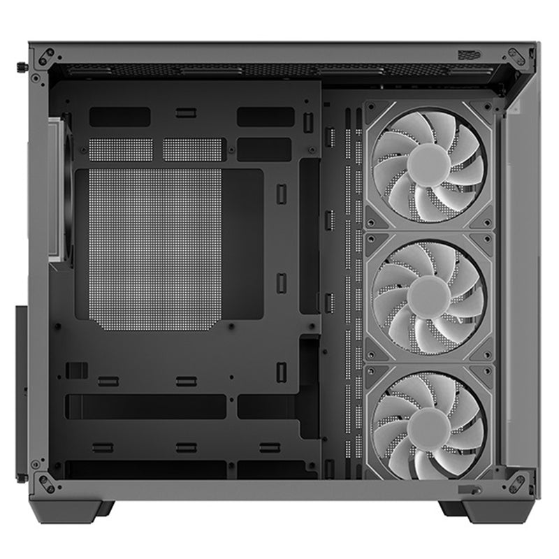 DeepCool CG530 4F Black Mid-Tower Case | ARGB, Tempered Glass, Airflow - IT Supplies Ltd