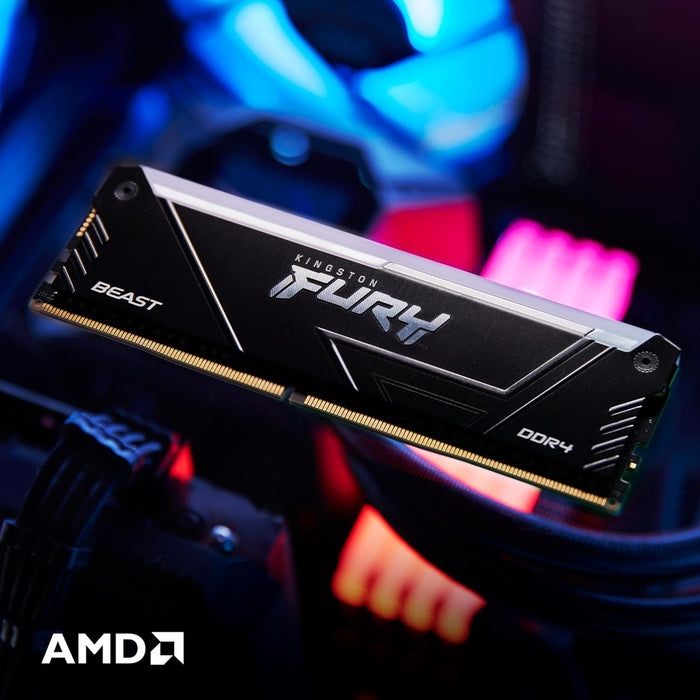 Kingston FURY Beast 32GB (2x16GB) DDR4 3200MHz RGB RAM | High-Speed