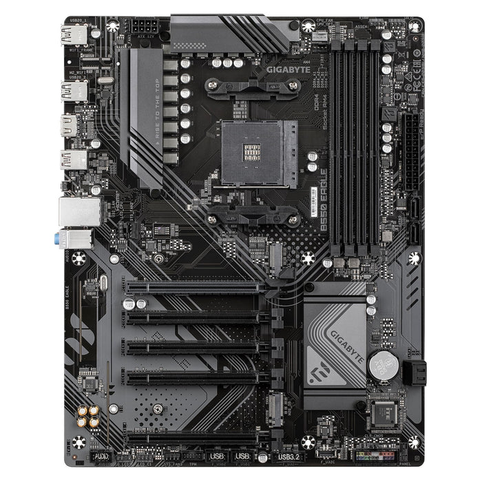 Gigabyte B550 EAGLE ATX Motherboard, AM4, DDR4, USB-C, Dual M.2, HDMI