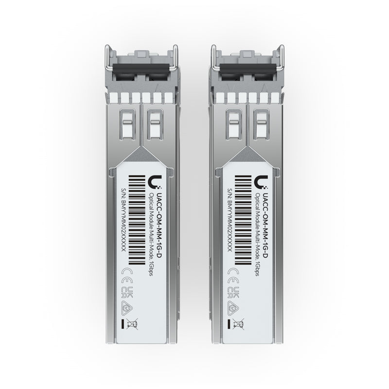 Ubiquiti UACC-OM-MM-1G-D-2 SFP Module (2-Pack) – 1G Multi-Mode Fiber LC - IT Supplies Ltd