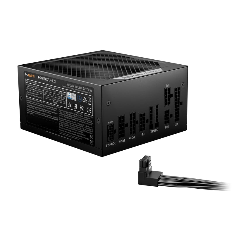 be quiet! Power Zone 2 750W PSU - Platinum, ATX 3.1, 10Yr Warranty - IT Supplies Ltd