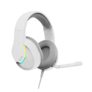 Marvo Tactic 40 RGB Gaming Headset White – USB Wired, 50mm Drivers - IT Supplies Ltd