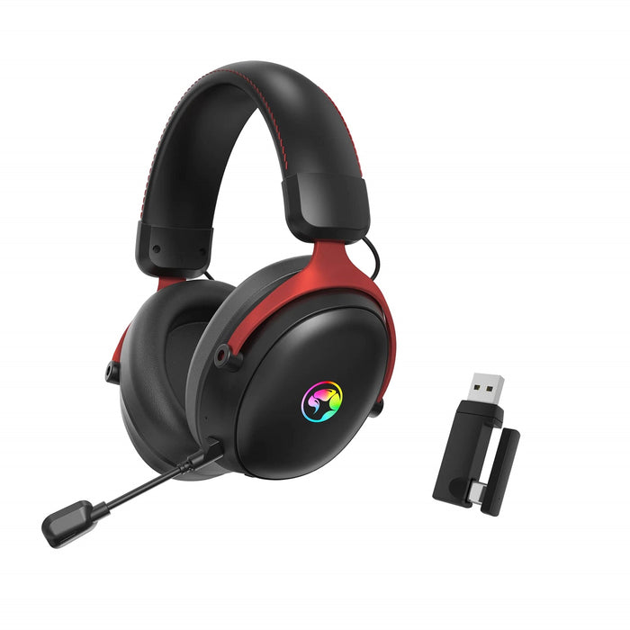 Marvo HG9076W Tactic X Pro Tri-Mode RGB Gaming Headset – 53mm Drivers