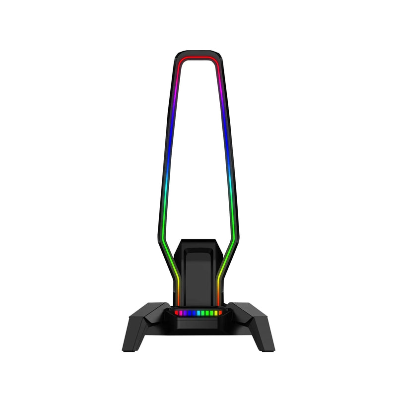 Marvo Kobe 30 RGB Headset Stand & USB Hub – 3 Ports + Audio - IT Supplies Ltd