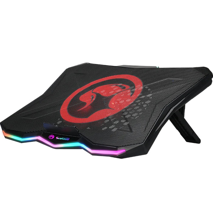 Marvo Atlas 40 RGB Laptop Cooling Stand – Quiet, Powerful Cooling