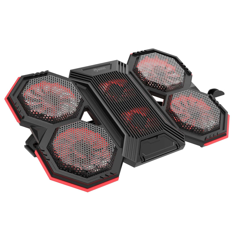 Marvo Atlas 60 USB Laptop Cooling Stand – 6 Fans, RGB, Adjustable - IT Supplies Ltd