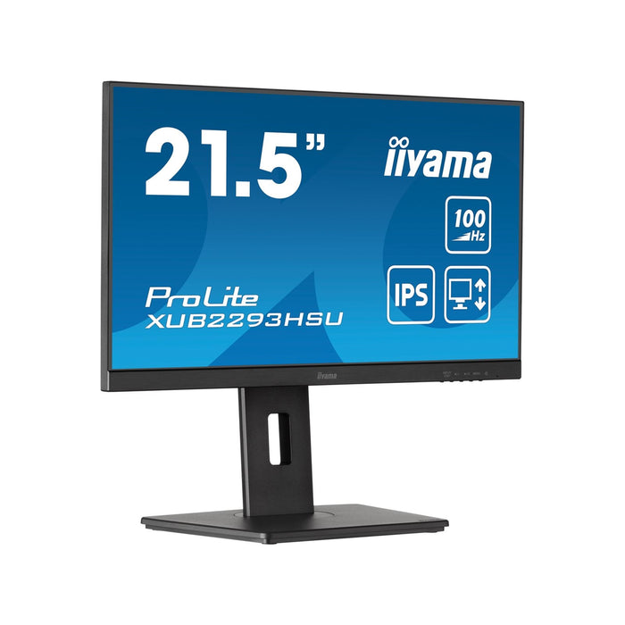 iiyama ProLite XUB2293HSU-B7 22" IPS Monitor, Full HD, 100Hz, 1ms