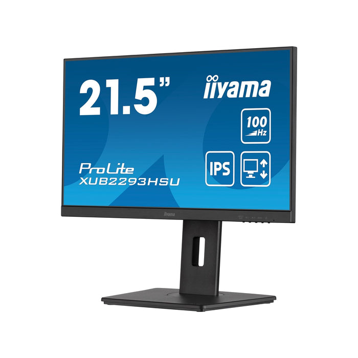 iiyama ProLite XUB2293HSU-B7 22" IPS Monitor, Full HD, 100Hz, 1ms