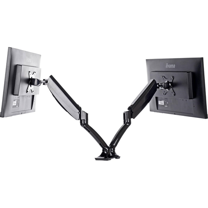 iiyama DS3002C-B1 Dual Monitor Arm, Gas Spring, 27" Screens, VESA