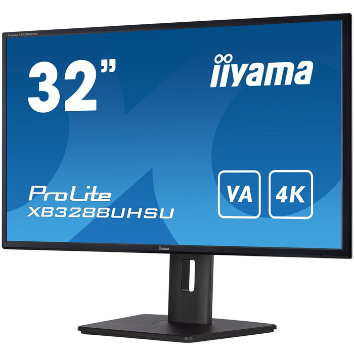 iiyama ProLite XB3288UHSU-B5 32" 4K IPS Monitor, FreeSync, Height Adjustable