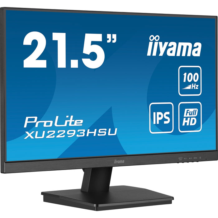 iiyama XU2293HSU-B7 22" IPS Monitor – Full HD, 100Hz, USB Hub, HDMI, DisplayPort