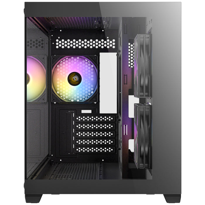 Antec CX600M ARGB Micro-ATX Mini Tower Case Tempered Glass