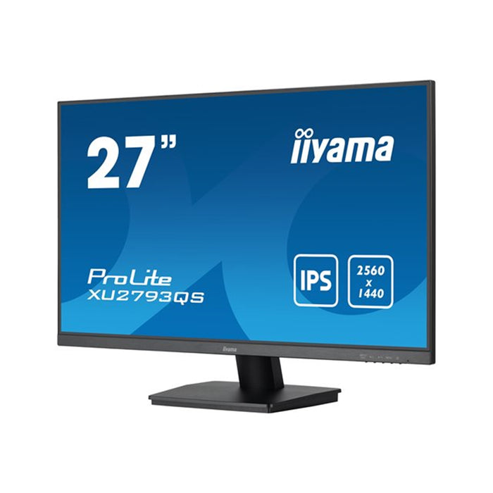 iiyama ProLite XU2793QS-B7 27" WQHD IPS Monitor, 100Hz, 1ms