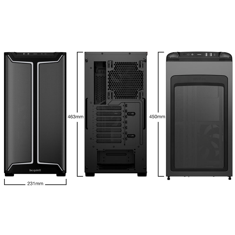 be quiet! Pure Base 501 DX Case – ARGB, 3x Fans, High Airflow - IT Supplies Ltd