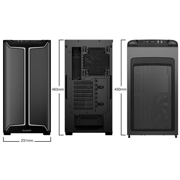 be quiet! Pure Base 501 DX Case – ARGB, 3x Fans, High Airflow