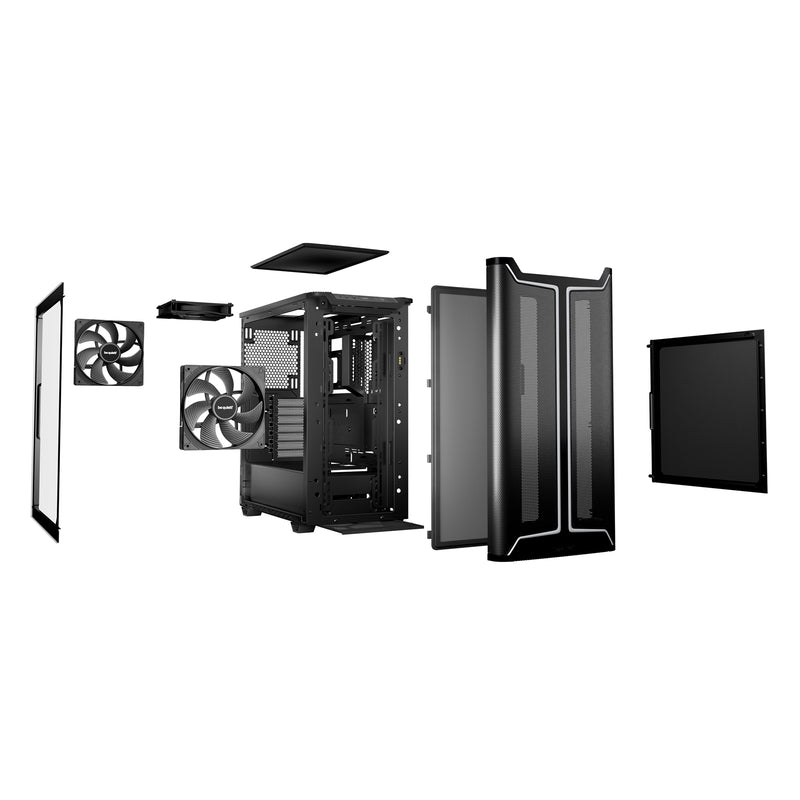 be quiet! Pure Base 501 DX Case – ARGB, 3x Fans, High Airflow - IT Supplies Ltd