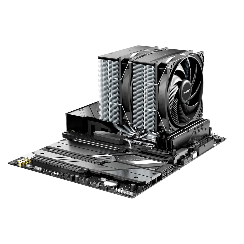 be quiet! Pure Rock Pro 3 CPU Cooler, 2x Pure Wings Fans, 250W TDP - IT Supplies Ltd