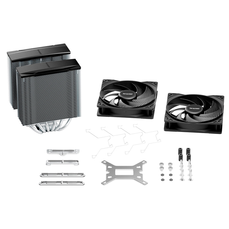 be quiet! Pure Rock Pro 3 CPU Cooler, 2x Pure Wings Fans, 250W TDP - IT Supplies Ltd
