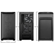 be quiet! Pure Base 501 LX Case – High Airflow, 4x ARGB Fans, Black - IT Supplies Ltd
