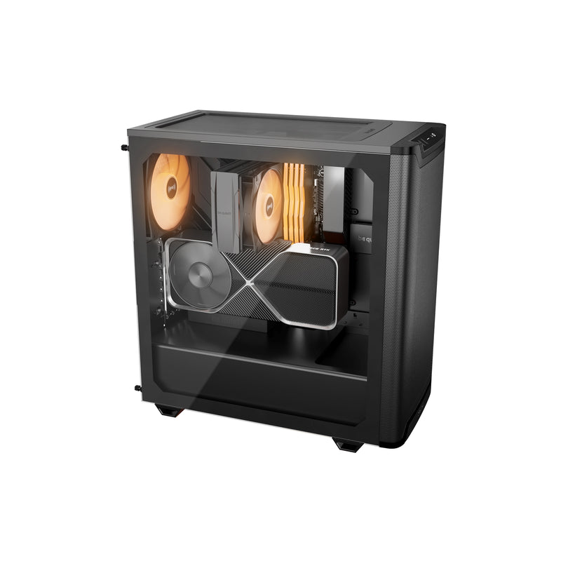 be quiet! Pure Base 501 LX Case – High Airflow, 4x ARGB Fans, Black - IT Supplies Ltd