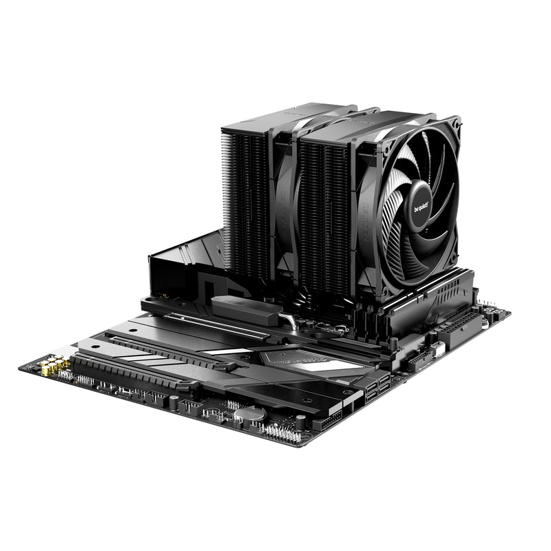 be quiet! Pure Rock Pro 3 Black CPU Cooler, 2x Pure Wings, 250W TDP - IT Supplies Ltd