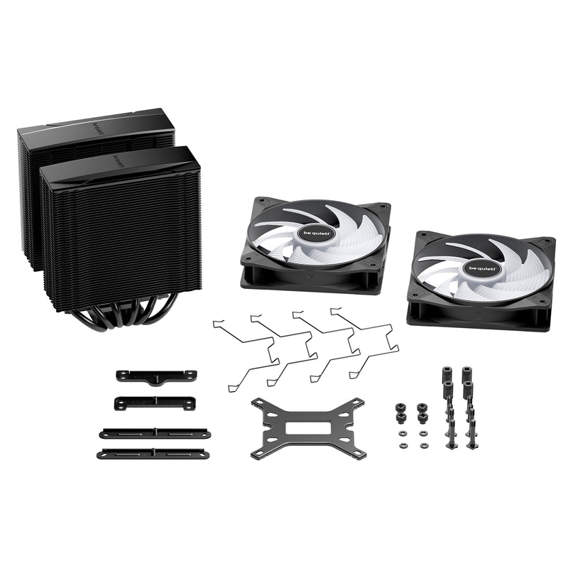 be quiet! Pure Rock Pro 3 LX CPU Cooler, 2x Light Wings Fans, 250W TDP - IT Supplies Ltd