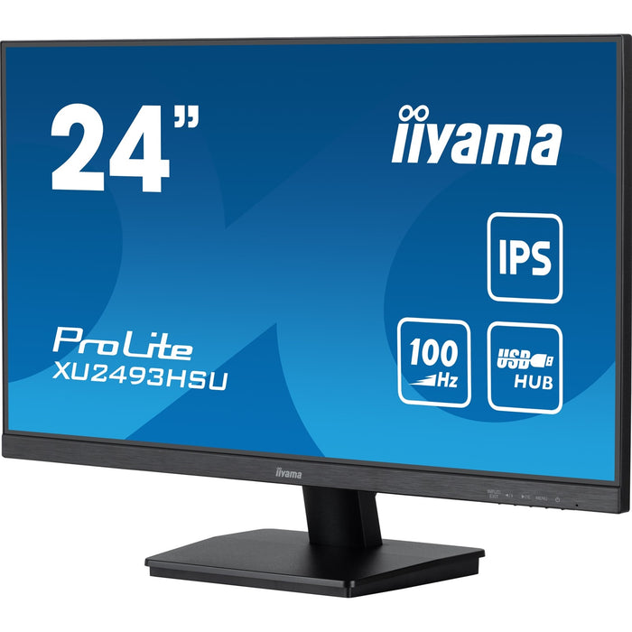 iiyama ProLite XU2493HSU-B7 24" IPS Monitor, Full HD, 100Hz, 1ms