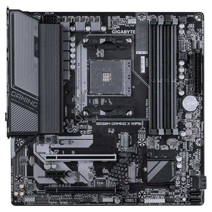 Gigabyte B550M GAMING X Wi-Fi 6 | AM4 | PCIe 4.0 | USB-C | M.2 | Micro-ATX