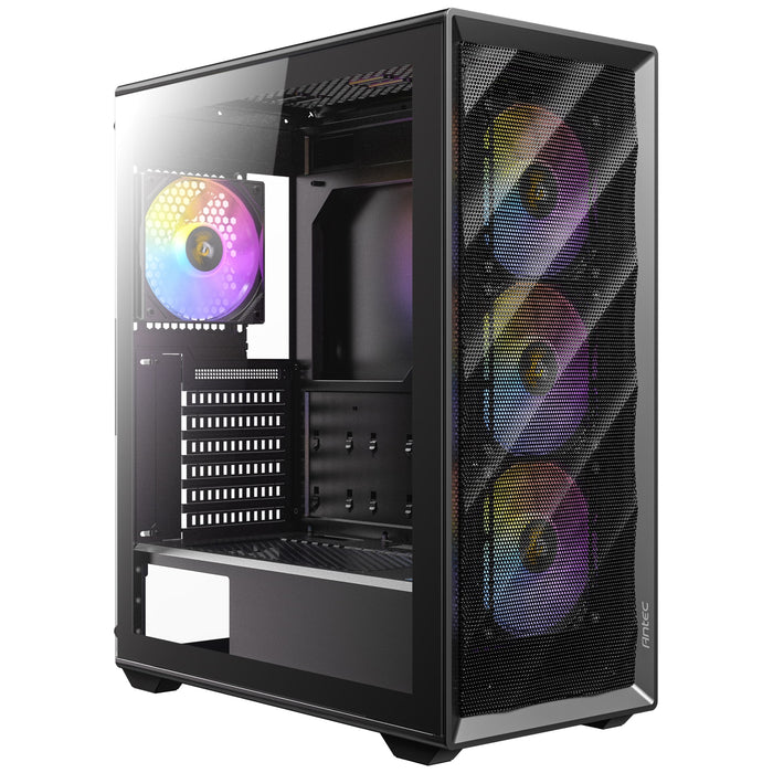 Antec AX85 ARGB Mid Tower Gaming Case with 4 RGB Fans & Mesh Front