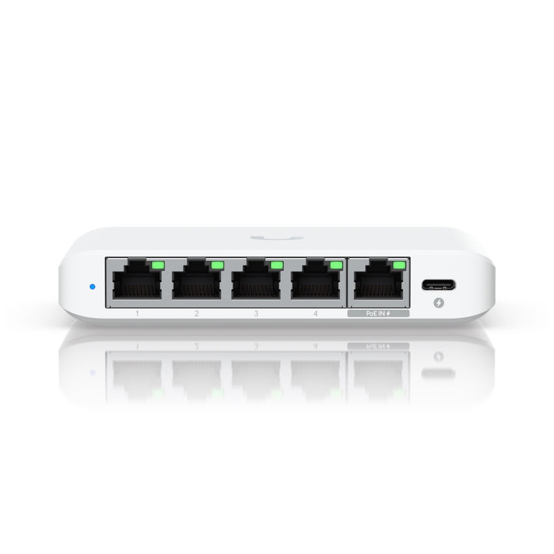 Ubiquiti USW-FLEX-2.5G-5 UniFi 5-Port 2.5G PoE USB-C Managed Switch - IT Supplies Ltd