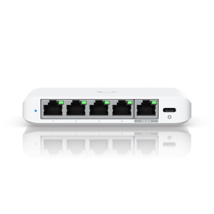 Ubiquiti USW-FLEX-2.5G-5 UniFi 5-Port 2.5G PoE USB-C Managed Switch