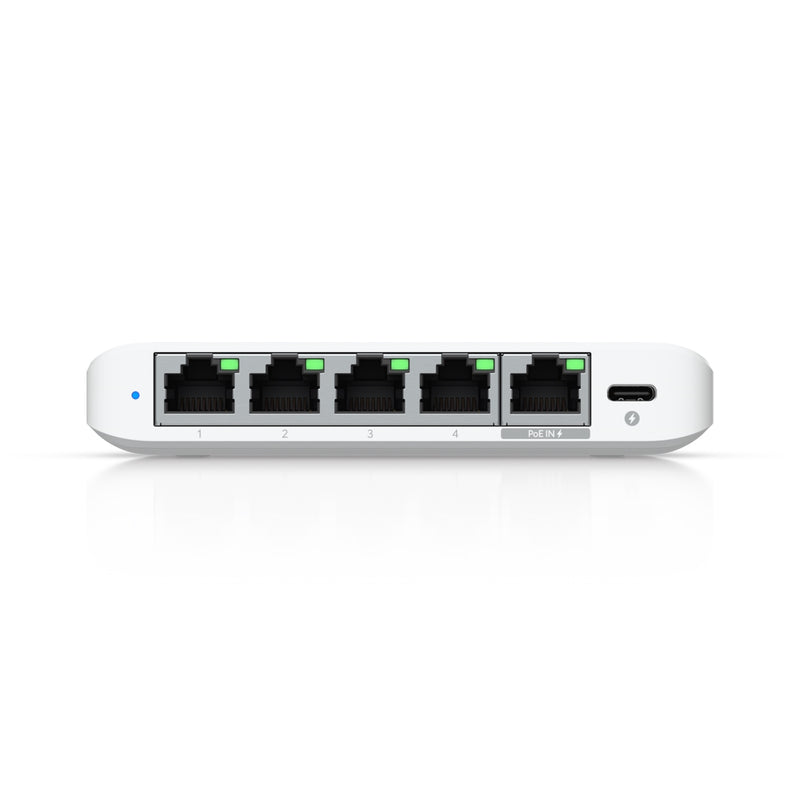 Ubiquiti USW-FLEX-2.5G-5 UniFi 5-Port 2.5G PoE USB-C Managed Switch - IT Supplies Ltd