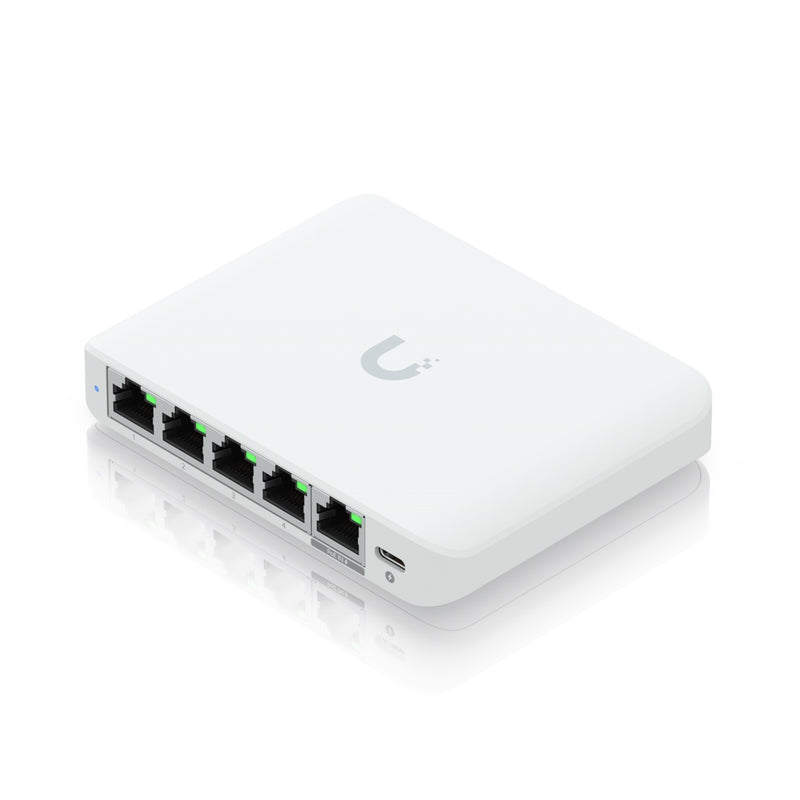 Ubiquiti USW-FLEX-2.5G-5 UniFi 5-Port 2.5G PoE USB-C Managed Switch - IT Supplies Ltd