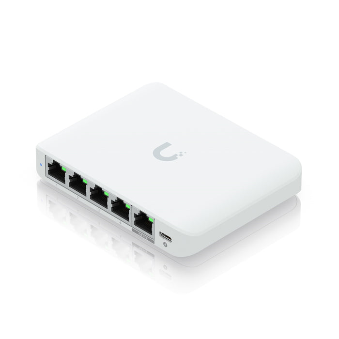 Ubiquiti USW-FLEX-2.5G-5 UniFi 5-Port 2.5G PoE USB-C Managed Switch