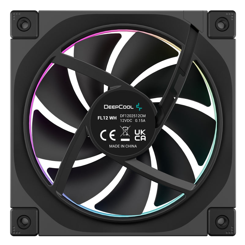 DeepCool FL12 120mm PWM 3-Pack – High Performance, ARGB, Low Noise - IT Supplies Ltd