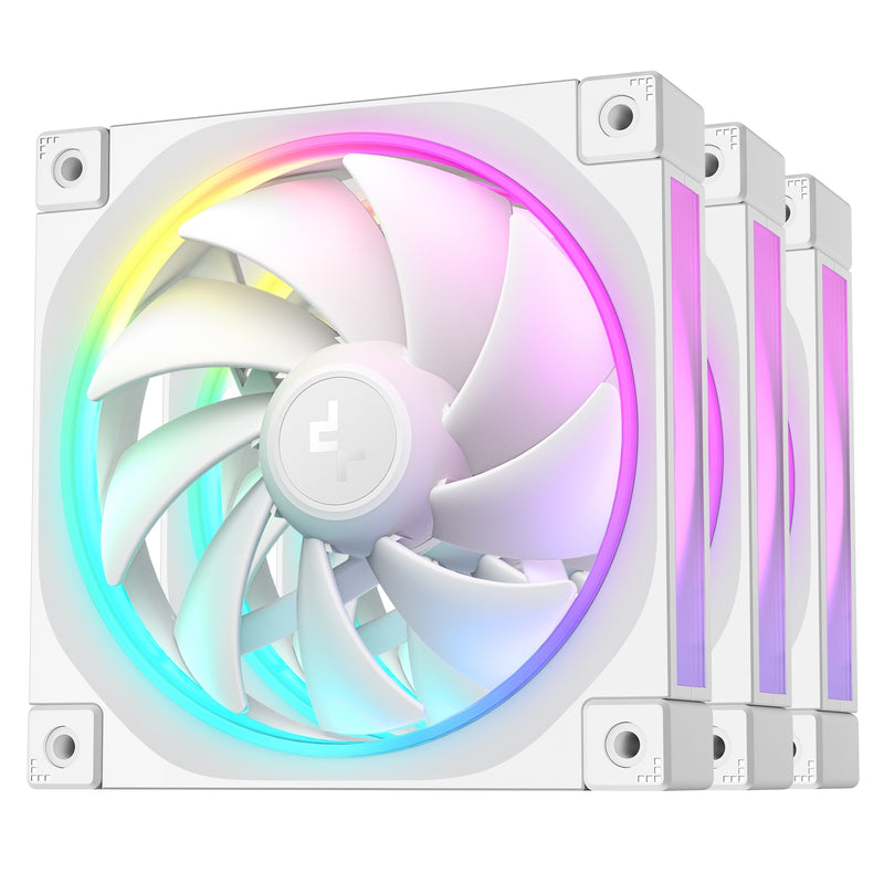 DeepCool FL12 120mm PWM 3-Pack - High-Performance ARGB Cooling Fans - IT Supplies Ltd