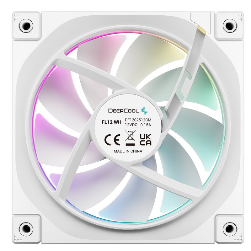 DeepCool FL12 120mm PWM 3-Pack - High-Performance ARGB Cooling Fans - IT Supplies Ltd