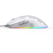 Tecware EXO Elite White Gaming Mouse | 16K DPI, RGB, Lightweight - IT Supplies Ltd
