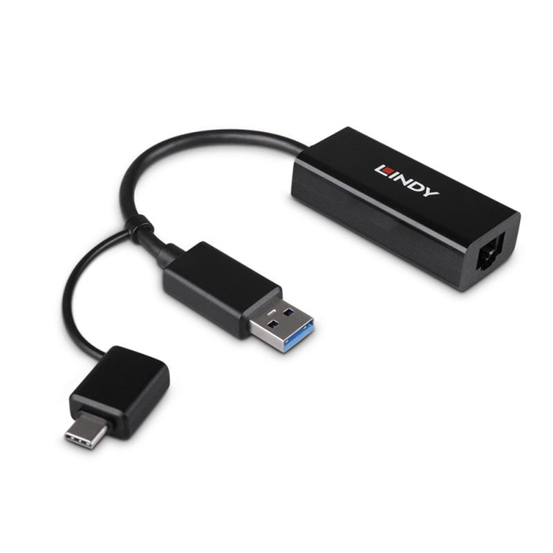 Lindy USB 3.2 Gigabit Ethernet Converter – Fast, Bus-Powered Adapter - IT Supplies Ltd