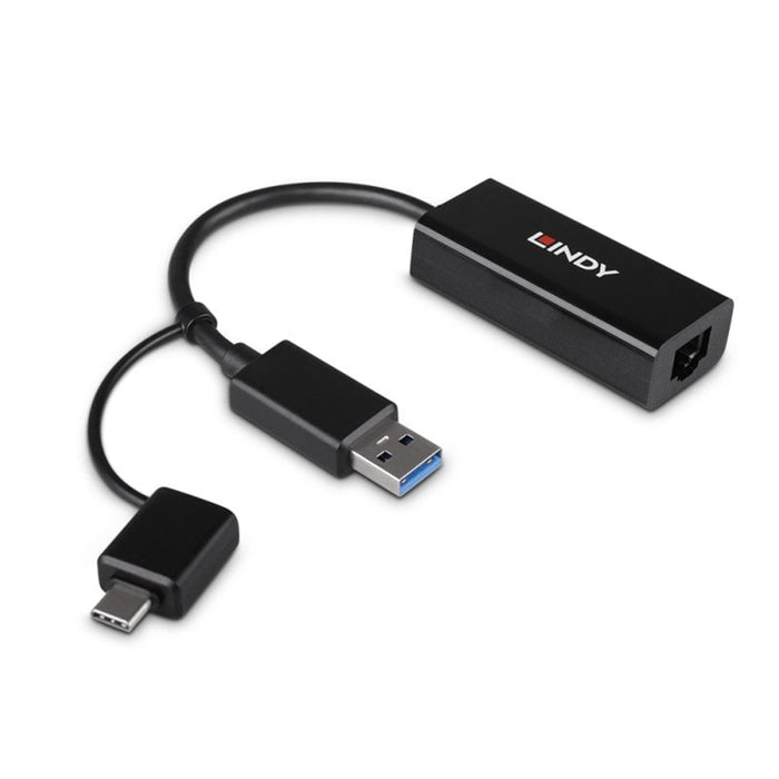 Lindy USB 3.2 Gigabit Ethernet Converter – Fast, Bus-Powered Adapter