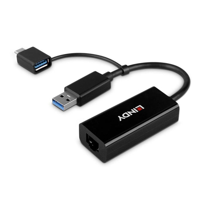 Lindy USB 3.2 Gigabit Ethernet Converter – Fast, Bus-Powered Adapter