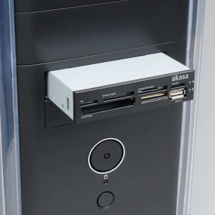 Akasa AK-ICR-07 6-Slot Multi Card Reader with USB 2.0 Port