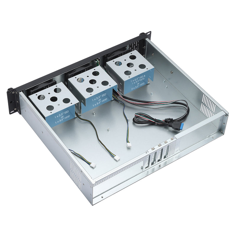 2U400 Rackmount Case 405mm Deep | Server Motherboard Support - IT Supplies Ltd
