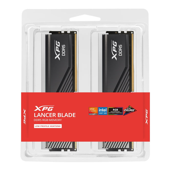 Adata LANCER BLADE RGB DDR5 32GB (2x16GB) 6000MHz | Low-Profile Heatsink